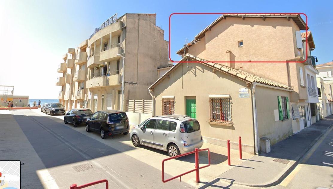 Le Tribord - F2 duplex avec balcon à 30 m de la plage Palavas-les-Flots Esterno foto